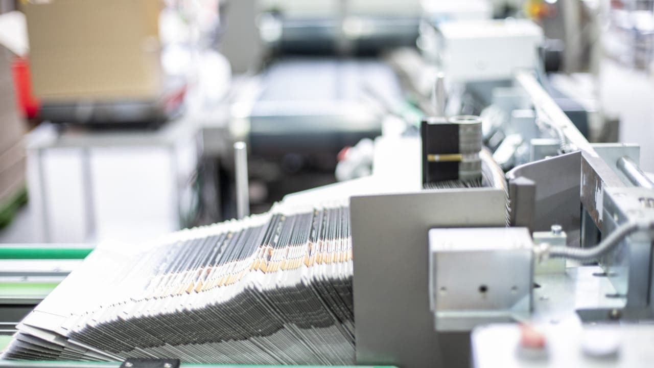 Linia produkcyjna opakowań farmaceutycznych